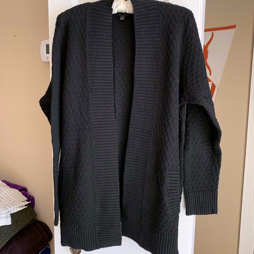 TALBOTS Block Pocketed Cardigan Size L